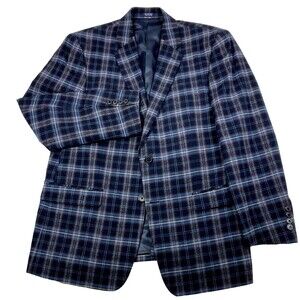 Saddlebred Blue Plaid Blazer